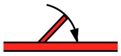 Symbol: fire door self closing