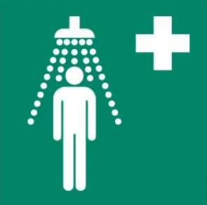 Sign: shower