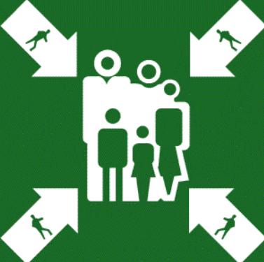 Sign: Muster station