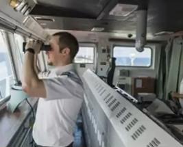 Officers on the bridge