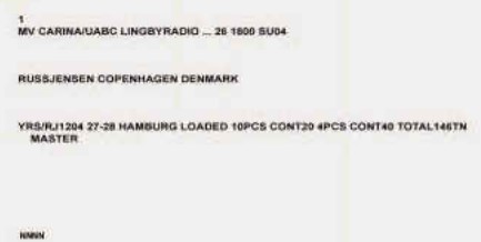 GMDSS - радиотелеграмма