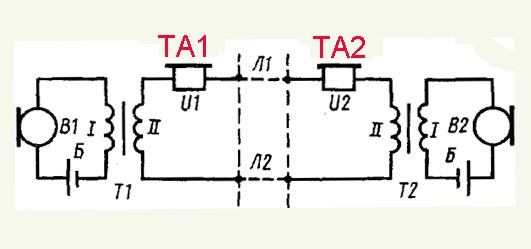 Схема трансформатора