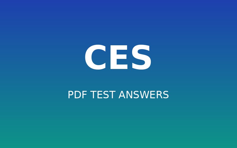 Обложка сборника: Ответы к тестам CES 4.1 / 5.0 / 5.1 / 6.0