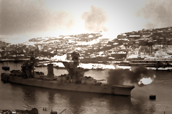 Линкор "Парижская Коммнуна" Линкор Парижская коммуна на страже Черноморских берегов