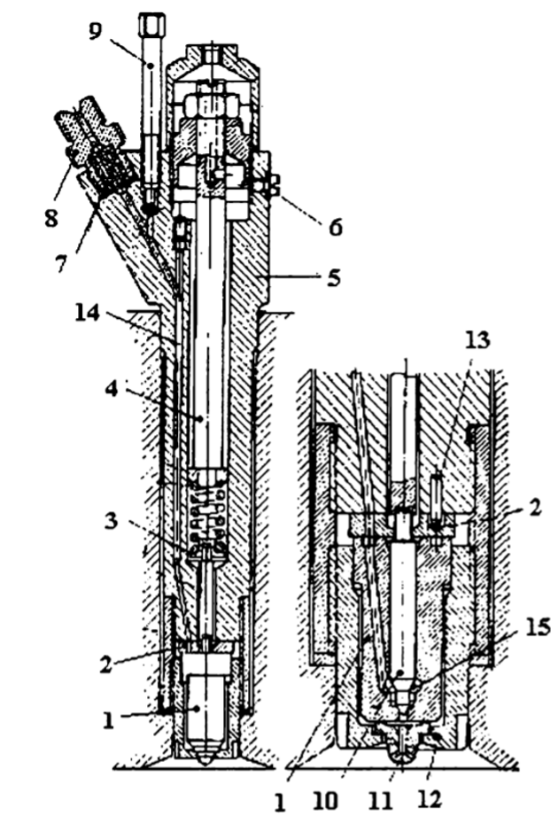 Конструкция бензиновой форсунки