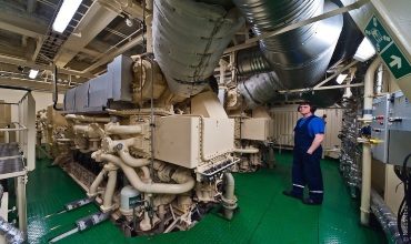 Машинное отделение и топливные бункера