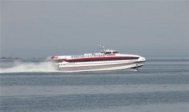 Строение судна на подводных крыльях