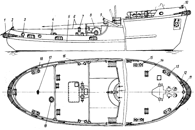 Американский буксир springer чертежи