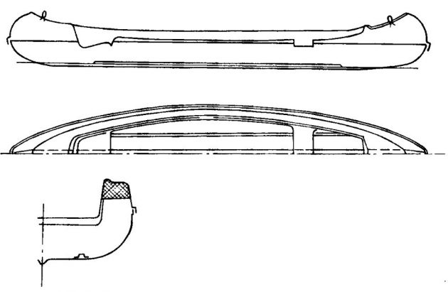 Конструкция каноэ 