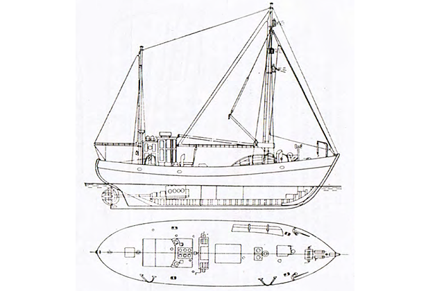Рыболовный бот чертежи
