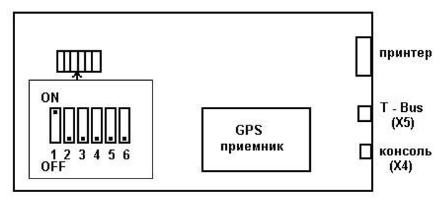 Плата с открытой нижней крышкой