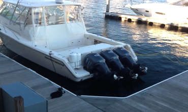 Установка стационарных двигателей на суда из стеклопластика