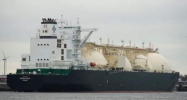 Gas tanker Marvel Eagle