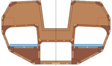 Справочные показатели для проектирования судового мидель-шпангоута. Приложение