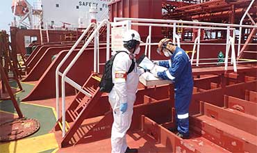 Crew Evaluation Test online for seamans about Vessel Inspection