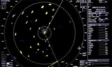 Questions and answers to Crew Evaluation System Test about Radar Observation and Plotting
