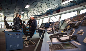 Questions and answers to Crew Evaluation System Test about Integrated Navigation System (INS)