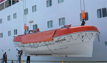 Crew Evaluation System CBT test online for seamans about Lifeboat Release Mechanism Harding FF