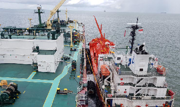 Questions and answers to Seagull CES CBT test for seamans about Ship to Ship transfer operations