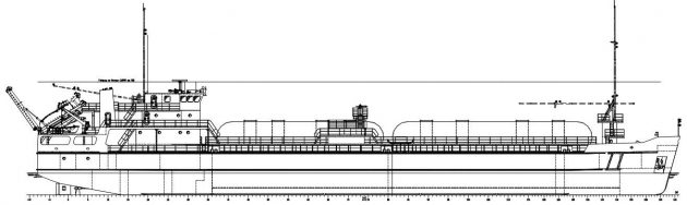 Scheme of the ship №1