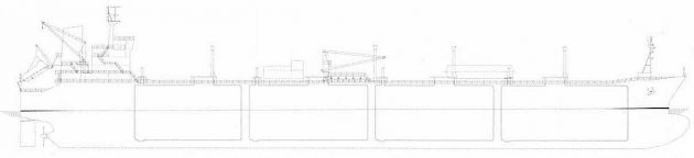 Side elevation of "Flanders Harmony"