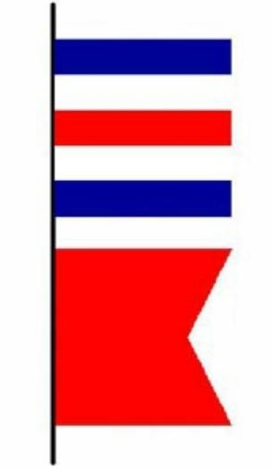 Special flags on the vessel