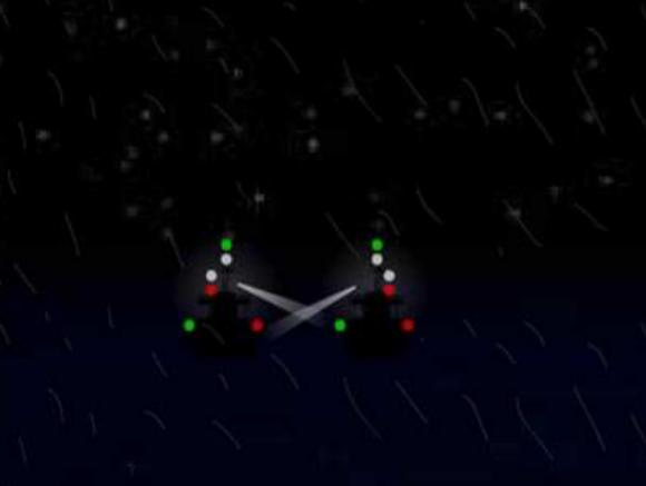 Lights on the vessel