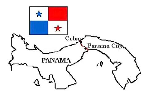Map of Panama