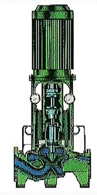 Scheme of the centrifugal pump
