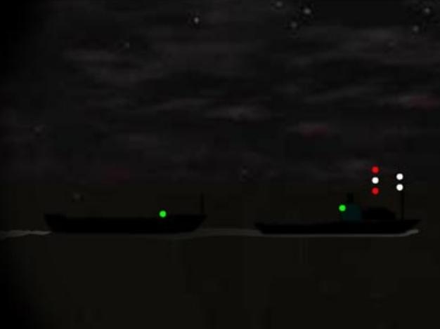 Lights on the vessels