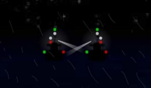 Lights on the vessels