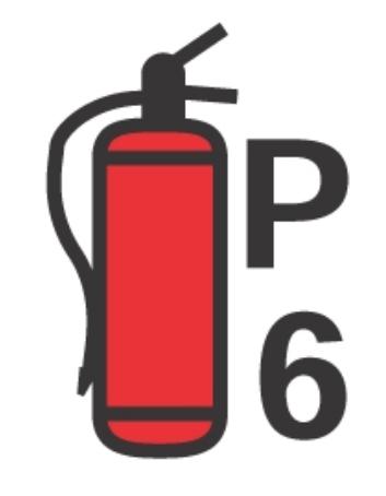 Symbol - portable fire extinguisher