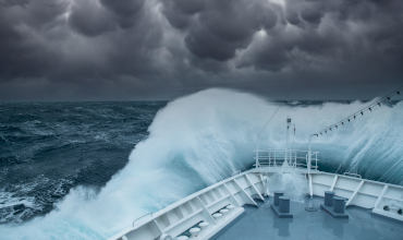 Questions and answers to Seagull CES CBT test for seamans about Vessel Navigation in Heavy Weather