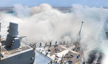 Crew Evaluation System CBT test online for seamans about Vessel Navigation in Heavy Weather