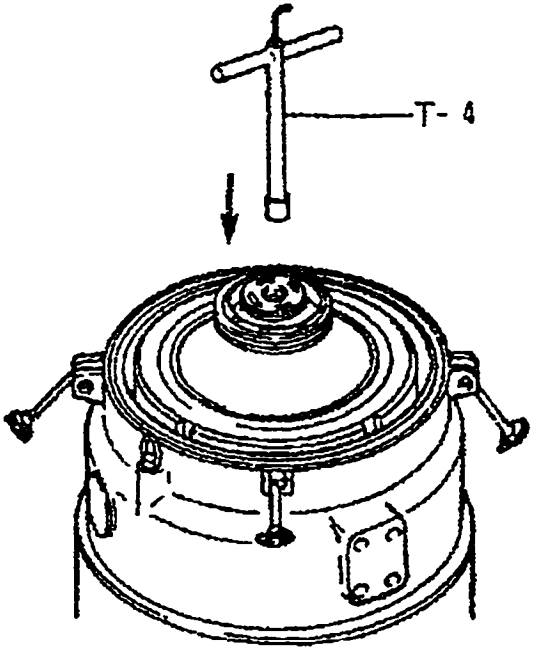 Схема отдачи крепежной гайки