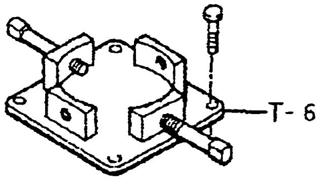 Схема приспособления для крепления барабана