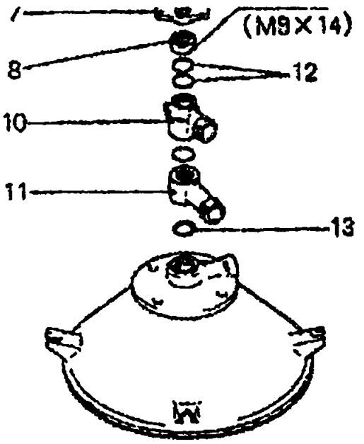 Схема продолжения разборки гарнитуры крышки барабана
