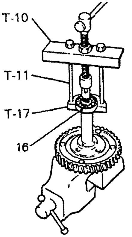 Снятие подшипника