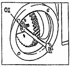 Операция по отжиму от диска крепления