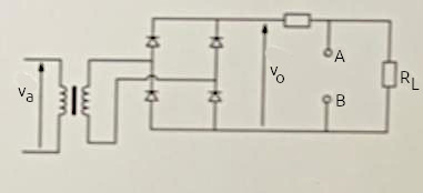 Scheme - full-wave bridge rectifier