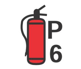 Symbol: portable fire extinguisher
