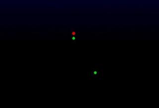 Vessel sighted 20° to port