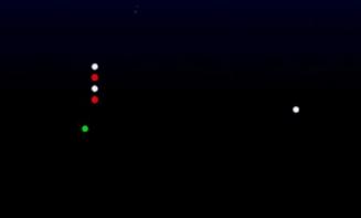 Vessel sighted 50° abaft