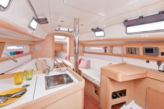 Interior of the Beneteau First 30