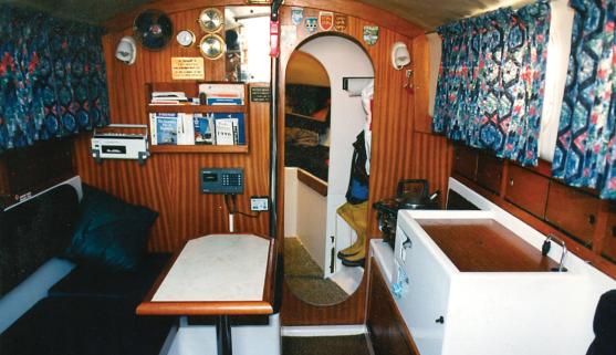 Yacht interior