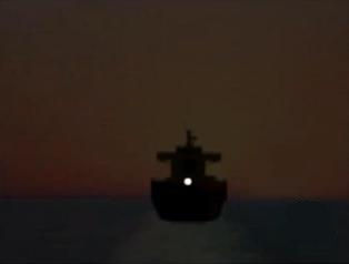 Special light on the vessel