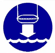 Symbol: lower lifeboat to water