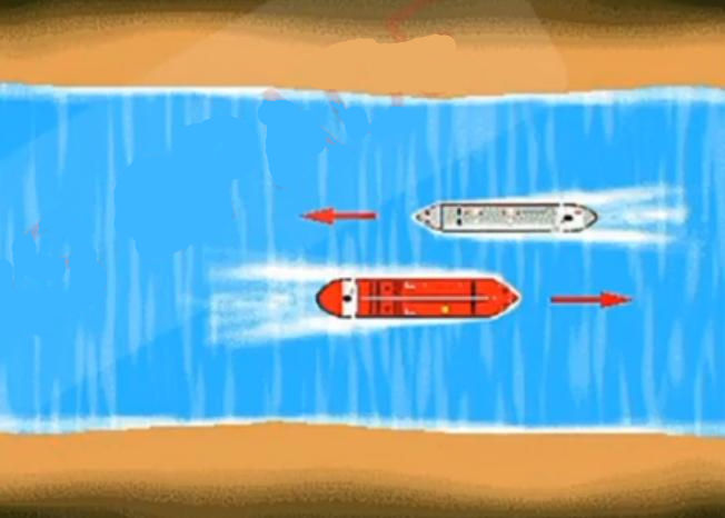 Ships close situation