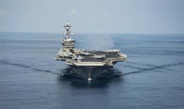 USS Carl Vinson Enters South Korean Port to Demonstrate Military Strength