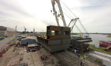 USC Begins Active Phase of Construction for Floating Dock “Vladimir Emelyanov” Project 24012